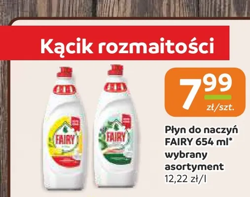 Płyn do naczyń Fairy promocja w Społem Częstochowa