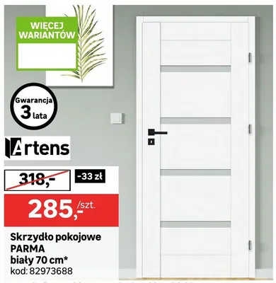 Skrzydło pokojowe Parma biały promocja w Leroy Merlin