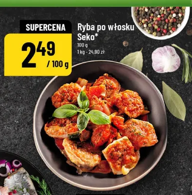 Ryba po włosku Seko promocja w POLOmarket