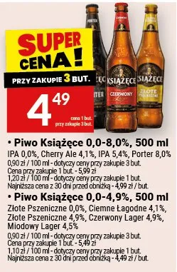 Piwo Książęce 0,0-8,0% promocja w Twój Market