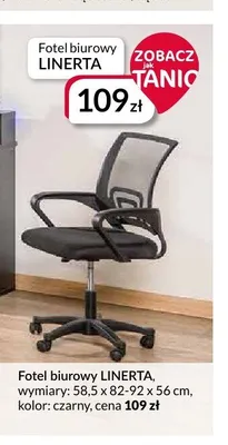 Fotel biurowy LINERTA promocja w Salony Agata