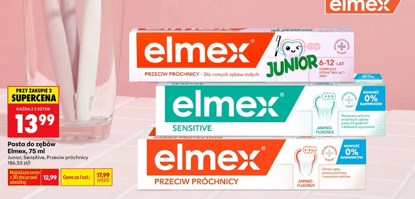 Pasta do zębów Przeciw próchniczy promocja w Biedronka