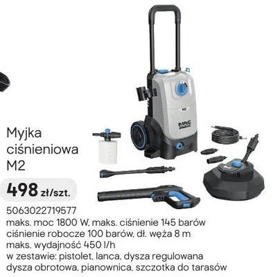 Myjka ciśnieniowa M2 promocja w Castorama