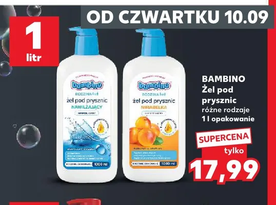 Żel pod prysznic Rodzina nawilżający Bambino promocja w Kaufland