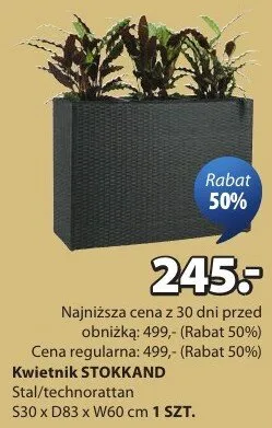 Kwietnik STOKKAND promocja w Jysk