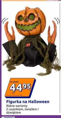 Figurka na Halloween z czujnikiem światłem i dźwiękiem promocja w Action