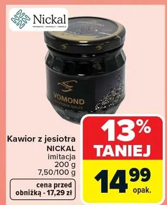 Kawior z jesiotra promocja w Carrefour Market