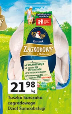 Tuszka kurczaka zagrodowego Dział Samoobsługi promocja w Auchan