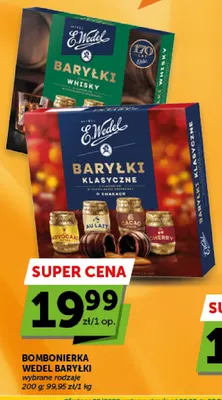 Bombonierka Wedel Baryłki whisky promocja w ABC