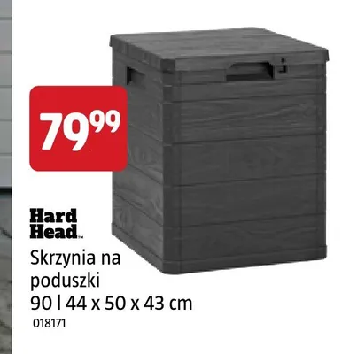 Skrzynia na poduszki Hard Head 90 promocja w Jula