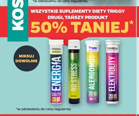 Suplementy diety Triggy promocja w Netto