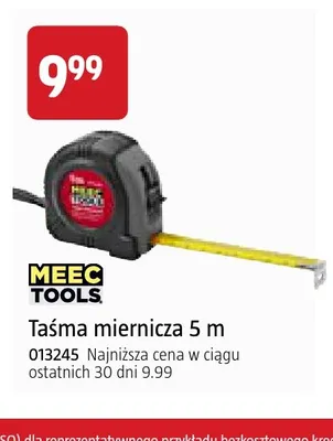 Taśma miernicza 5 m Meec Tools promocja w Jula