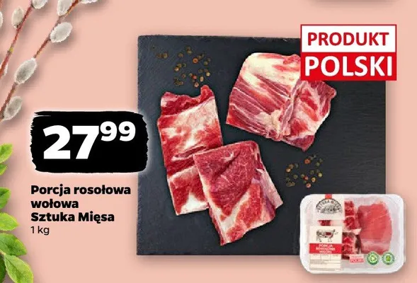 Porcja rosołowa wołowa Sztuka Mięsa promocja w Netto