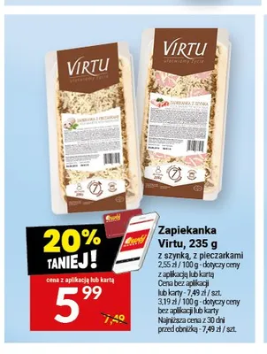 Zapiekanka Virtu z szynką promocja w Twój Market