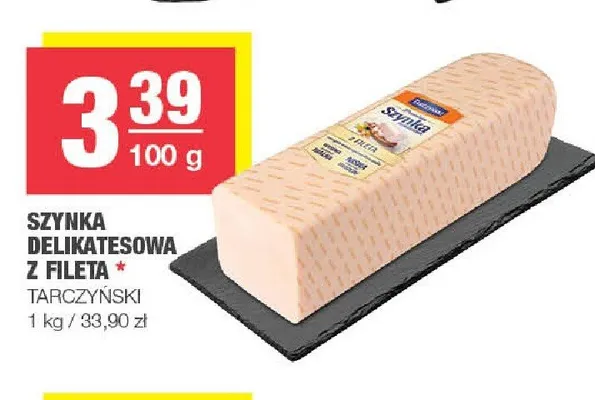 Szynka delikatesowa z fileta Tarczyński promocja w SPAR