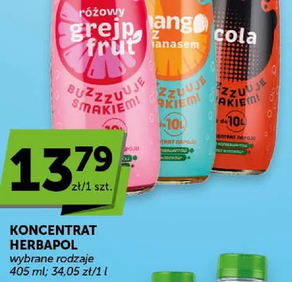 Napój różowy grejpfrut różowy grejpfrut buzujące smakiemi promocja w Euro Sklep