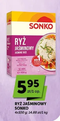 Ryż jaśminowy Sonko 4-pak 100 g promocja w ABC