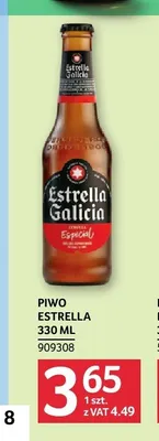 Piwo Estrella Galicia promocja w Selgros