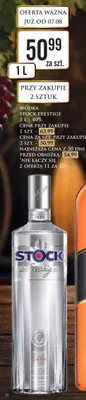 Wódka Stock Prestige promocja w Dino