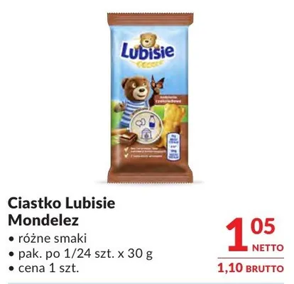 Ciastko Lubisie Mondelez różne smaki promocja w Makro