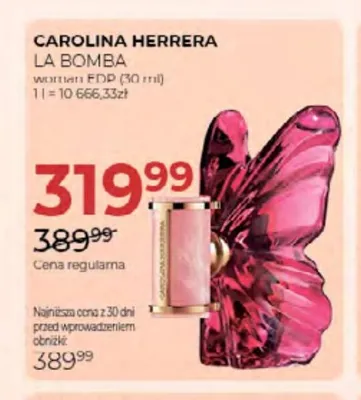 Woda perfumowana damska Carolina Herrera La Bomba promocja w Drogerie Jawa