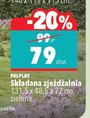 Składana zjeżdżalnia Palplay promocja w Biedronka Home