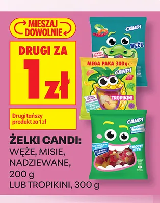 Żelki Candi Misie promocja w Biedronka