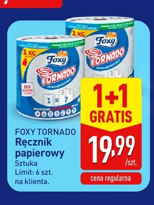 Ręcznik papierowy Foxy Tornado promocja w Aldi