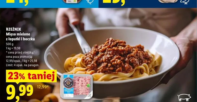 Miśo mielone z łopatki i boczku Rzeźnik promocja w Lidl