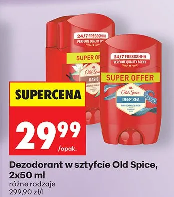 Dezodorant w sztyfcie Old Spice Oasis promocja w Biedronka