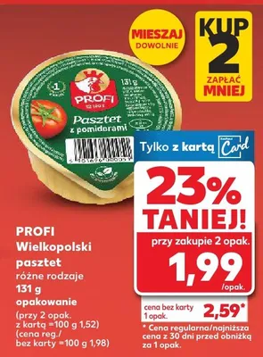 Pasztet wielopolski różne rodzaje promocja w Kaufland