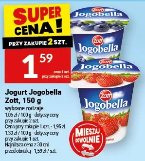 Jogurt Jogobella Zott promocja w Twój Market