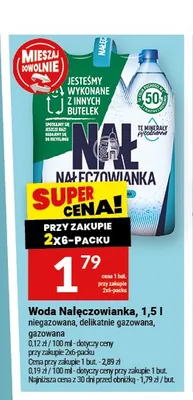 Woda gazowana Nałęczowianka promocja w Twój Market