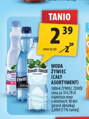 Woda Żywiec Zdrój promocja w Arhelan