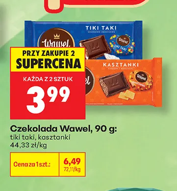 Czekolada Wawel Kasztanki promocja w Biedronka