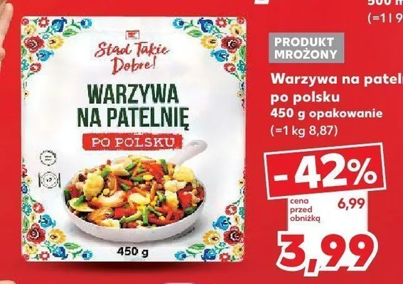 Warzywa na patelnię po polsku K-Stąd Takie Dobre promocja w Kaufland