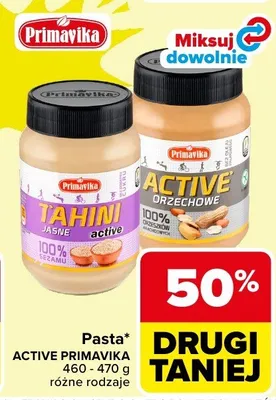 Pasta Active Primavika różne rodzaje promocja w Carrefour Market