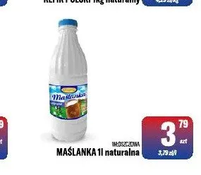 Maślanka naturalna Włoszczowa promocja w Tomi Markt