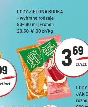 Lody Zielona Budka promocja w Sedal
