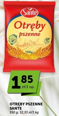 Otręby pszenne Sante promocja w Groszek