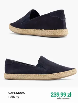Półbuty Cafe Moda promocja w Deichmann