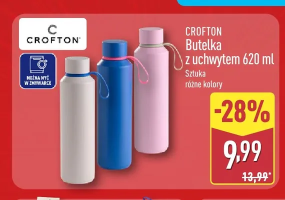 Butelka z uchwytem Crofton promocja w Aldi