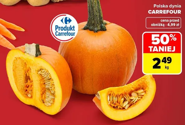 Dynia polska Carrefour promocja w Carrefour
