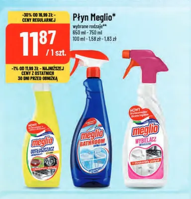 Płyn do mycia łazienki Meglio Bathroom promocja w POLOmarket