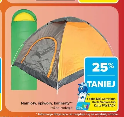 Śpiwór promocja w Carrefour