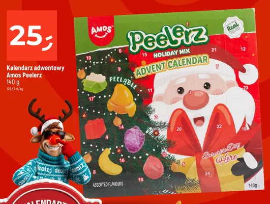 Kalendarz adwentowy Amos Peelerz promocja w Dealz