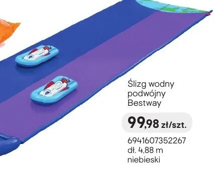 Ślizg wodny podwójny promocja w Castorama