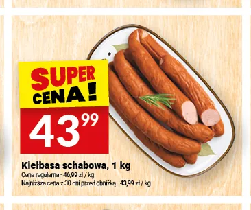 Kiełbasa schabowa Białecki Wędzarnia promocja w Twój Market