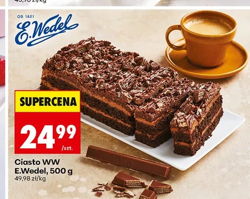 Ciasto WW E.Wedel promocja w Biedronka