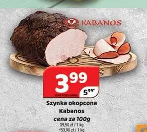 Kaszanka pieczona Kabanos promocja w Delfin